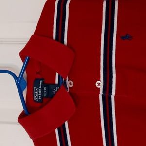 POLO by Ralph Lauren classic stripped polo shirt. Kids M(10/12)